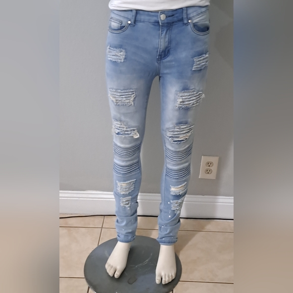 Hustle Men's Jeans, Slim Skinny Size 30. - Picture 6 of 16